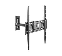 Meliconi CME ER400, Supporto tv a parete con Braccio Estendibile | Staffa Ruotabile e Inclinabile per TV 40" - 55", Portata Max 25 Kg, Vesa 200 300 400, Tasselli Fischer, Made in Italy