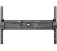 Meliconi Slimstyle Plus 600 ST, supporto inclinabile ultra sottile da parete per TV a schermo piatto da 50’’ a 82’’, orientabile in verticale, VESA 300-400-600, colore nero