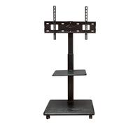 Supporto TV mobile da pavimento UNYKAch UK520B con ripiano per schermi da 32-75" VESA 600x400mm