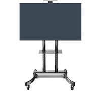 Supporto TV Mobile Supporto TV Mobile Carrello TV Mobile da 32 a 65 Pollici Supporto TV Universale a Schermo Piatto Carrello Supporto Console per Pannelli Piatti LED LCD al Plasma su Ruote