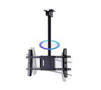 Supporto Tv Mobile Universale Con Ruote, Altezza Regolabile Per Schermi Led Lcd Da 55-90", Supporto Da Pavimento Con Ruote, Capacità Di 100 Kg, Perfetto Per L'Uso In Casa