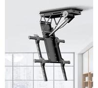 Supporto TV Motorizzato Da Soffitto - Sollevatore Motorizzato Per TV Con Telecomando Per TV Da 50-90 Pollici, Angolo Regolabile Da 0 A 85°, Per Home Theater