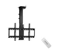 supporto tv motorizzato per schermi al plasma/LCD/LED da 32-55 pollici, Sollevamento automatico supporto tv soffitto with telecomando, Max VESA 600x400 mm, che Regge fino a 60 kg (560-1210mm)