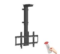 supporto tv motorizzato per schermi al plasma/LCD/LED da 32-70 pollici, Sollevamento automatico supporto tv soffitto with telecomando, Max VESA 600x400 mm, che Regge fino a 60 kg (1300-2300mm)