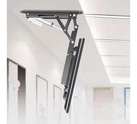 Supporto TV Motorizzato, Sollevatore Elettrico Telescopico con Sollevamento Automatico, Supporto tv Motorizzato per TV da 32-70 Pollici, capacità di Carico 45kg/99Lbs (Black)