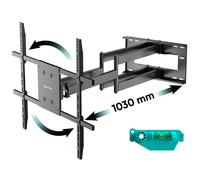 Supporto TV Mural Orientabile e Inclinabile ONKRON per 42"-110", fino a 100 kg, VESA 100x100-800x600, Nero M8L-B