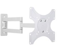 Techly Supporto a muro per TV LED/LCD ICA-LCD-2903WH 19-37'' inclinabile 3 snodi Bianco