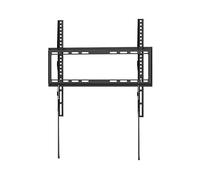 NANOOK Supporto da parete per TV solido + 32 - 65 pollici, ultra sottile e stabile, VESA fino a 400 x 400 cm, portata fino a 55 kg, adatto per tutti i televisori comuni, con materiale di montaggio