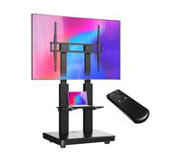 ONKRON Supporto TV Motorizzato 50-120 pollici, Carico Totale 120 kg, VESA 200x200-900x800 mm, Carrello Porta TV con Ruote Elettrico, Supporto Televisore da Terra, Regolabile in Altezza, Nero TS2811E-B