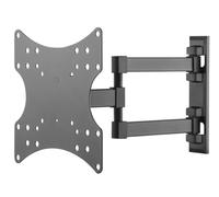 Supporto TV oscillante a 180°, compatibile con schermi da 23" a 42". Regola la posizione e l'angolo per migliorare la visualizzazione. Ideale per spazi diversi.