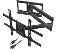 Supporto TV Parete con Braccio Articolato Extra Lungo 1040 mm per Schermi LCD/LED/OLED da 32-75 Pollici fino a 60 kg, Inclinabile, Orientabile e Rotabile, Max VESA 600 x 400 mm