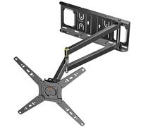 Supporto TV Parete con Braccio Girevole ed Estendibile di 655mm 180° Rotazione