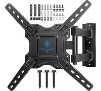 Supporto TV Parete, Inclinabile Orientabile Fissaggio Estensibile Staffa TV per