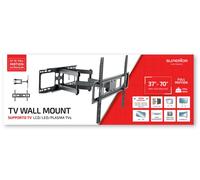 SUPPORTO TV PARETE MOBILE 3 SNODI EXTRA SLIM DA 37 A 70 POLLICI MAX 40 KG
