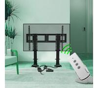 Supporto TV Pavimento - Sollevatore TV Elettrico Telescopico Con Sollevamento Automatico, Per TVs 55-100/55-120 Pollici, Con Telecomando E Cuscinetto Memoria 100/130kg(55-100inch TV)