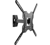SUPPORTO TV PIATTA BR LED 40 BRAVO ACCIAIO VERNICIATO NERO 32/55 45 ° KG 30
