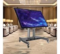 Supporto Tv Portatile Su Ruote - Carrello Da Pavimento Mobile Per Schermi Piatti Lcd Led Da 32-70" - Supporto Tv Regolabile In Altezza Con Facile Mobilità