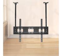 Supporto TV regolabile da soffitto - Adatto per schermi LED di grandi dimensioni da 55 a 86 pollici, supporto TV con doppia barra di inclinazione, VESA 800x400 mm