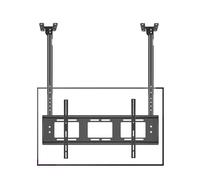 Supporto TV regolabile da soffitto - Adatto per schermi LED di grandi dimensioni da 55 a 86 pollici, supporto TV con doppia barra di inclinazione, VESA 800x400 mm