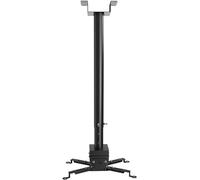 Supporto TV Regolabile da soffitto, Supporto per proiettore, Multifunzionale, Regolabile, allungabile, Fisso, Bianco-0,5