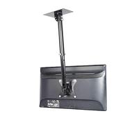 Supporto TV regolabile da soffitto - Supporto TV da soffitto, Supporto TV da soffitto inclinabile e girevole per TV da 12-27 pollici, Supporto TV max 200x200 mm, Supporto TV con più opzioni di altez