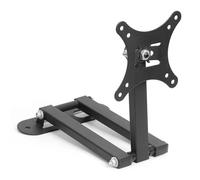 Supporto TV regolabile per schermo piatto da 17-32 pollici, supporto da parete a basso profilo con supporto di livello per TV al plasma e curvi, facile installazione e supporto robusto