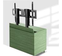 Supporto TV regolabile, può essere nascosto in un mobile, doppio motore, corsa di sollevamento 150 cm/59 pollici, per TV da 55" a 120" fino a 100 kg, con telecomando