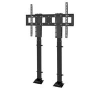 Supporto TV regolabile, può essere nascosto in un mobile, doppio motore, corsa di sollevamento 150 cm/59 pollici, per TV da 55" a 120" fino a 100 kg, con telecomando