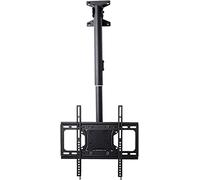 Supporto TV sospeso, Supporto TV Multifunzione da soffitto, Staffa Regolabile, Adatto alla Maggior Parte dei Monitor LCD da 32-65", Supporto TV con Supporto Girevole e inclinabile.