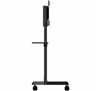 StarTech.com Carrello porta TV con ruote - Supporto TV portatile per schermi VESA da 37-70" (70 kg) - Supporto TV con ripiano e scomparto di appoggio