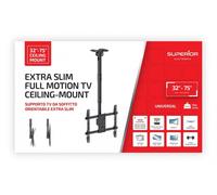 Supporto TV Superior 32-75 da Soffitto Orientabile Extra Slim - SUPSTV024