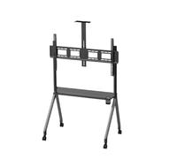 Supporto TV, supporto for monitor verticale, 55-120 pollici(Black)
