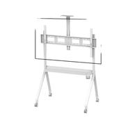 Supporto TV, supporto for monitor verticale, 55-120 pollici(White)