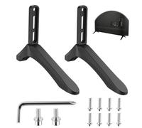 Supporto TV Universale da Tavolo, Piedini per Piedistallo TV per Schermi LCD LED OLED da 32-65 pollici Supporto TVs da Tavolo con Viti piedini per TVs Samsung, TCL, Sharp, Sony, Xiaomi, LG et Hisense