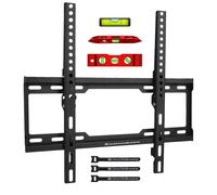 Maclean Supporto TV, max VESA 400x400, 32-70", 45 kg, regolazione dell'inclinazione +0°~-10°, Ultra sottile Distanza da Muro soli 28mm, Universale per TV LCD, LED, OLED MC-412