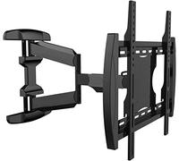 Supporto TV Universale Multifunzione con Movimento Completo per la Maggior Parte dei televisori da 32-60 Pollici, Doppia articolazione Girevole e inclinazione, Supporta Fino a 55 kg/121 libbre Max, s