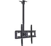 Supporto TV Universale Multifunzione Regolabile a soffitto, Supporto TV Girevole e inclinabile, Adatto alla Maggior Parte dei televisori LCD a Schermo Piatto e curvi,2m