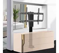 Supporto TV Universale, Staffa di Sollevamento TV elettrica - con Rotazione a Sinistra e a Destra di 360°, Nascosto nell'armadio, Adatto a schermi LED da 26-70 Pollici, c