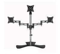 Supporto TV universale supporto da parete per TV Supporto TV da tavolo per tre schermi, supporto per supporto TV con cuciture senza cuciture, base per TV da tavolo con funzione di posizione, adatto a