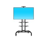 Supporto TV Verticale Carrello TV mobile Display Supporto da pavimento for trasmissione in diretta Supporto TV da 32-80 pollici Espositore mobile for conferenze Supporto TV A Parete(32-65in)