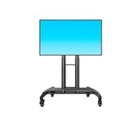 Supporto TV Verticale Carrello TV mobile Display Supporto da pavimento for trasmissione in diretta Supporto TV da 32-80 pollici Espositore mobile for conferenze Supporto TV A Parete(A:32-70in)