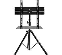 Supporto TV Verticale per TV LCD da 32-55 Pollici, Mobile, espositore da Pavimento, Pieghevole, Base di Sollevamento, Staffa per decoder