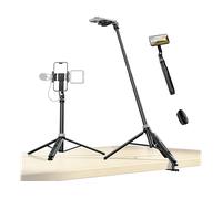 SUPPORTO ULANZI TT88 asta selfie e treppiede con telecomando, Nero