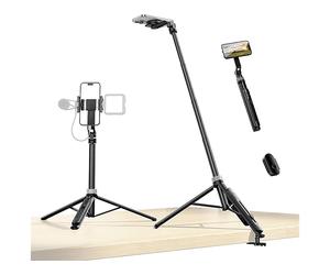 SUPPORTO ULANZI TT88 asta selfie e treppiede con telecomando, Nero