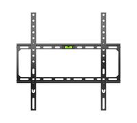 Supporto Ultra Sottile Monitor/TV 45Kg 32-75" Nero Acciaio VESA 400x400mm