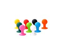 SUPPORTO UNBEKANNT per telefono Hurtel con testa rotonda, universale, in silicone, 4,5 cm