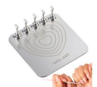 Supporto Unghie Finte Strumento Per La Pratica Della Manicure Magnetico,