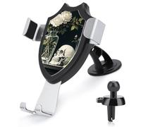 Supporto universale 3 in 1 per telefono da auto, con ventosa regolabile, decorazione gotica per la stanza, con gancio in metallo per bocchetta di ventilazione, parabrezza, cruscotto, accessori per