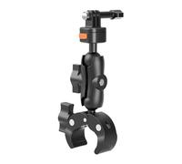 Supporto universale a sgancio rapido per Action Camera Rotazione a 360 e 18 gamme di morsetti da 45 mm per moto da ciclismo Meccanismo sicuro