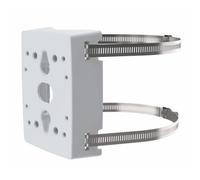 Supporto universale AXIS T91B47 per montaggio su palo, grigio, acciaio inossidabile